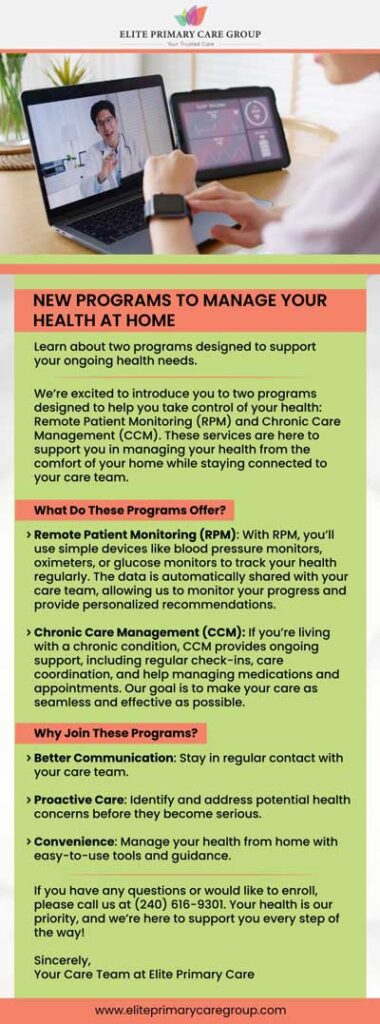 New Programs to Manage Your Health at Home