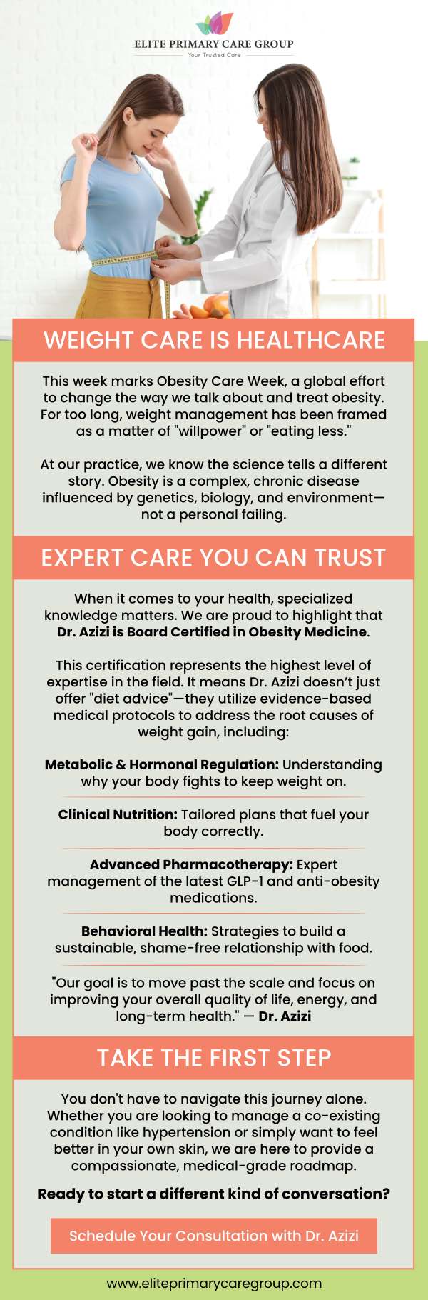 Weight Care is HealthCare at Home at Elite Primary Care Group in Frederick, MD